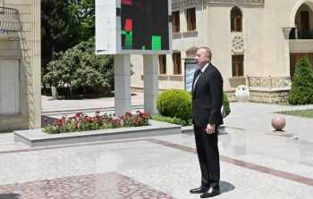 İlham Əliyev Tərtərdə